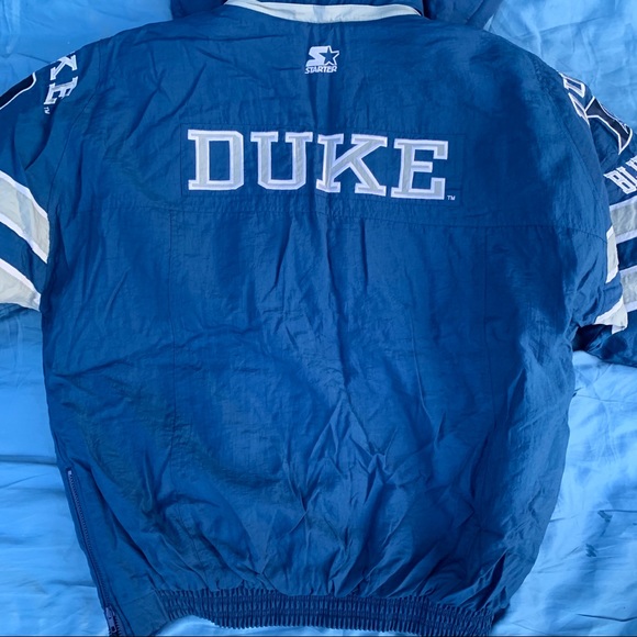 Vintage Duke Blue Devils Starter Jacket Coat NCAA - Picture 3 of 3